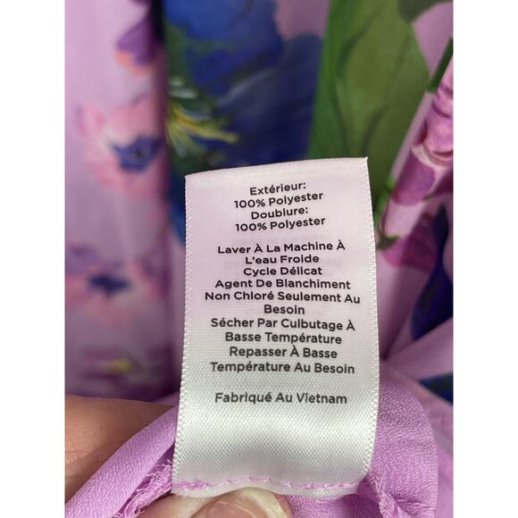 Talbots Georgette Botanical Fit & Flare Dress Size 8 Retail $169 - Picture 10 of 13